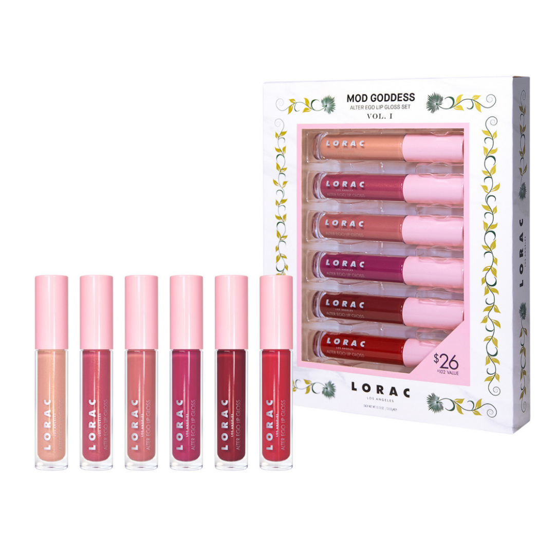 Lorac Mod Goddess Alter Ego Lip Gloss Set Vol 1 Adorn Beautique 1205